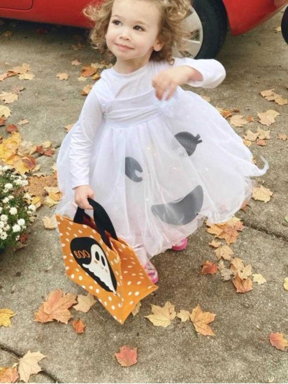 Pottery Barn Kids Light-Up Ghost Tutu Halloween Costume Dress - Picture 11 of 14